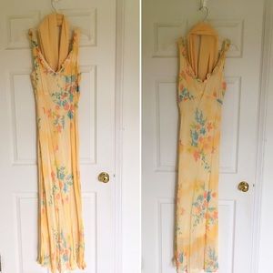 Ruffled spring dress